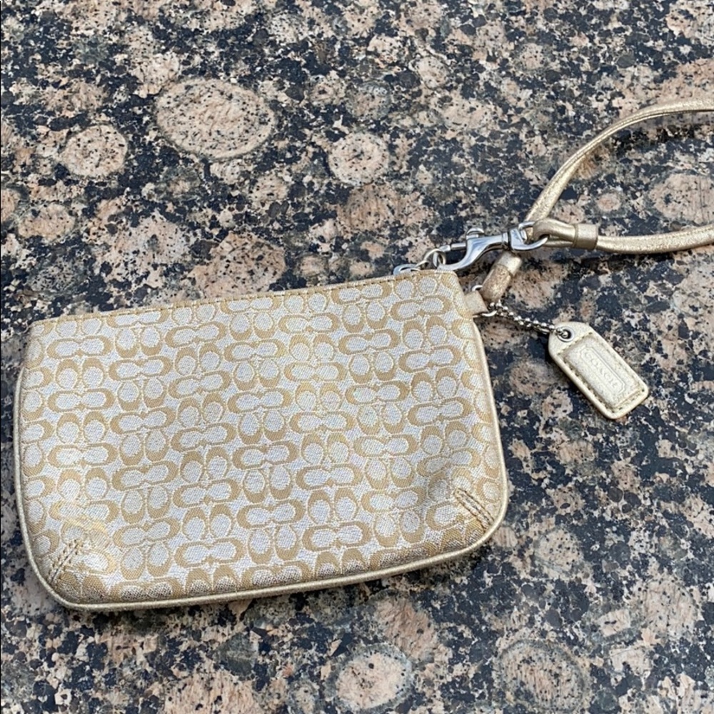 Authentic Coach wristlet